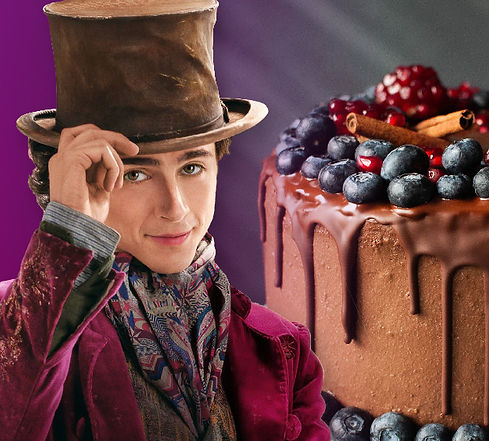 wonka and fudge cake
