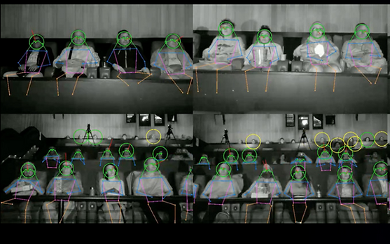 Still image from infrared camera used in Attention 2.0 study