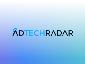 AdTechRadar logo on a gradient background
